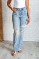 Ramona High Rise Rigid Magic Destroyed Straight Jeans