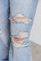 Ramona High Rise Rigid Magic Destroyed Straight Jeans