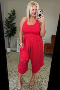 Good Idea Jumpsuit in Red