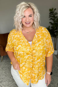 Clementine Floral Button Up Blouse