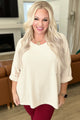 Ivory Thoughts Chenille Blouse