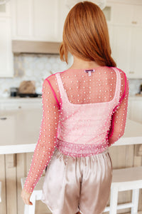 Pearl Diver Layering Top in Pink