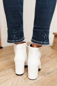 Amari Ankle Boots in White