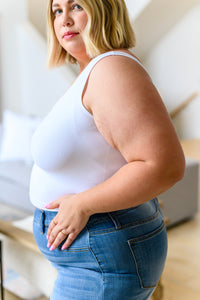 Carefree Seamless Reversible Tank in White