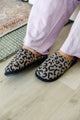 Fuzziest Feet Animal Print Slippers In Mocha