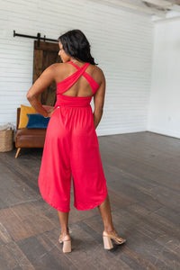 Good Idea Jumpsuit in Red