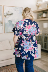 Hello Hummingbird Floral Top