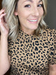 Spotted Animal Print Blouse