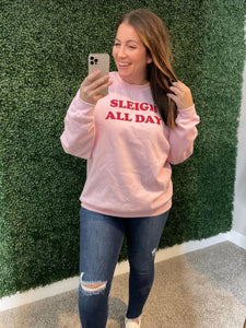 Sleigh All Day Sweatshirt In Pink