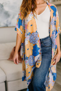 Island Living Floral Kimono