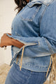 On The Fringe Jacket in Denim