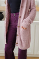 Soft Wisteria Hooded Cardigan