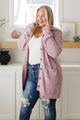 Soft Wisteria Hooded Cardigan